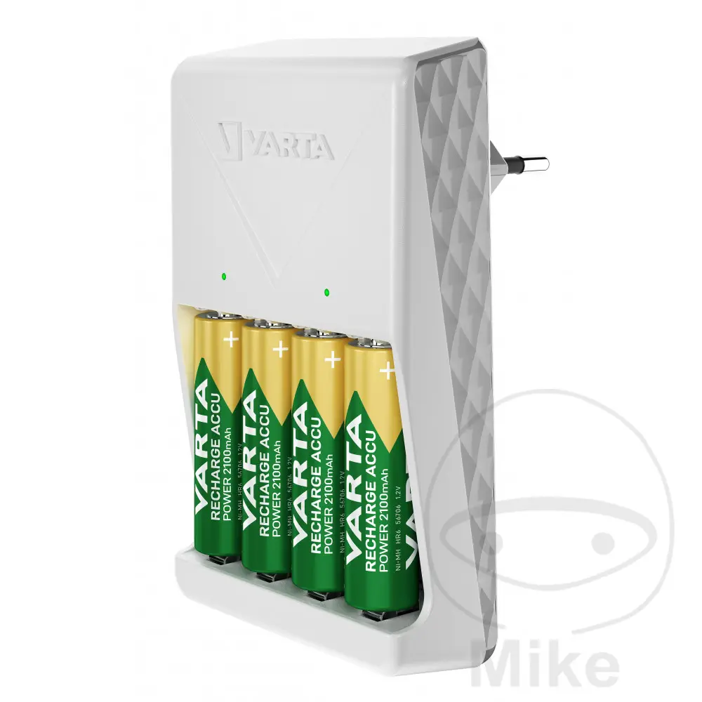 Varta Easy Plug 充電器 付属品:単3形(AA) 2100mAh 電池4本