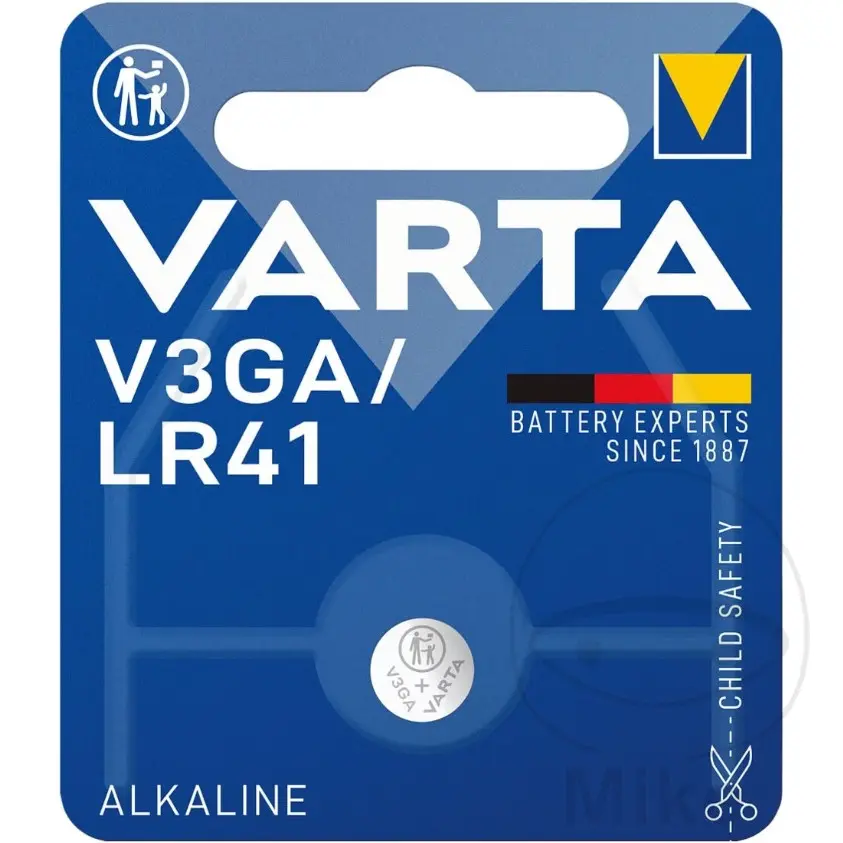 Varta V3GA LR41 알카라인 블리스터 단품 배터리