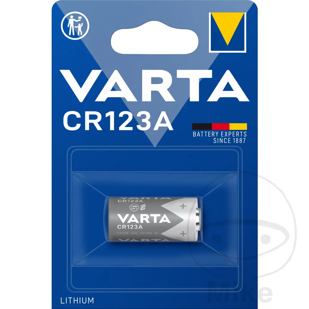 Batterie CR123A Varta Professional Lithium Blister à 1
