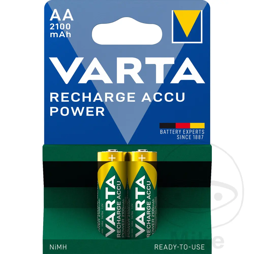 Varta Blister 2개입 AA 규격 충전지