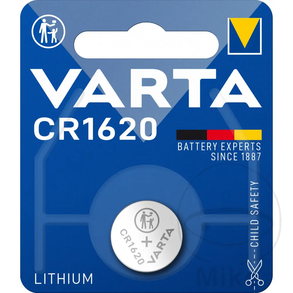 Varta lithium 3V knoopcel CR1620