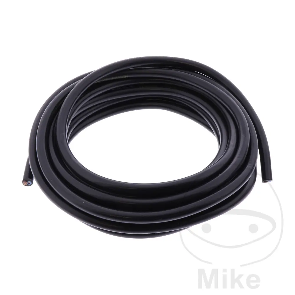 H05VV-FOR ケーブル 5m 2X1.5mm 黒 JMP