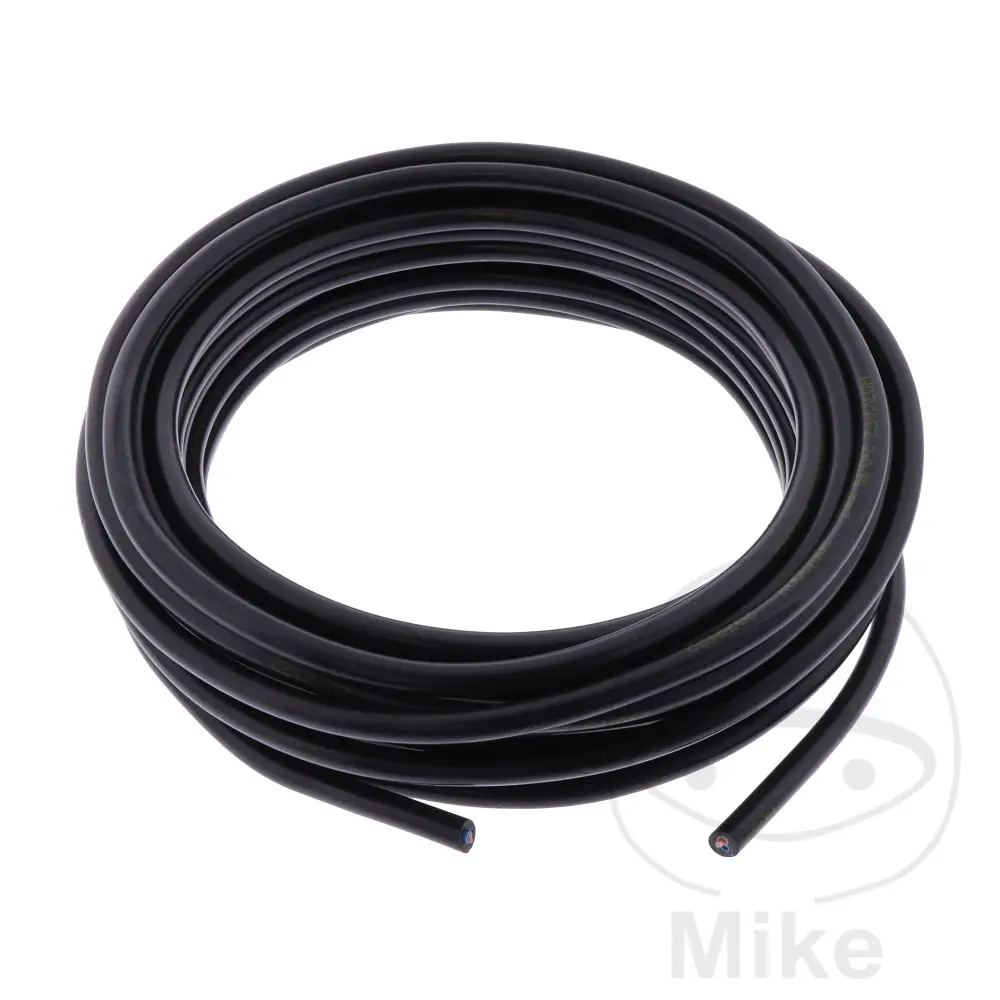 Καλώδιο H03VV-FOR 10 m 2x0,75 mm μαύρο JMP