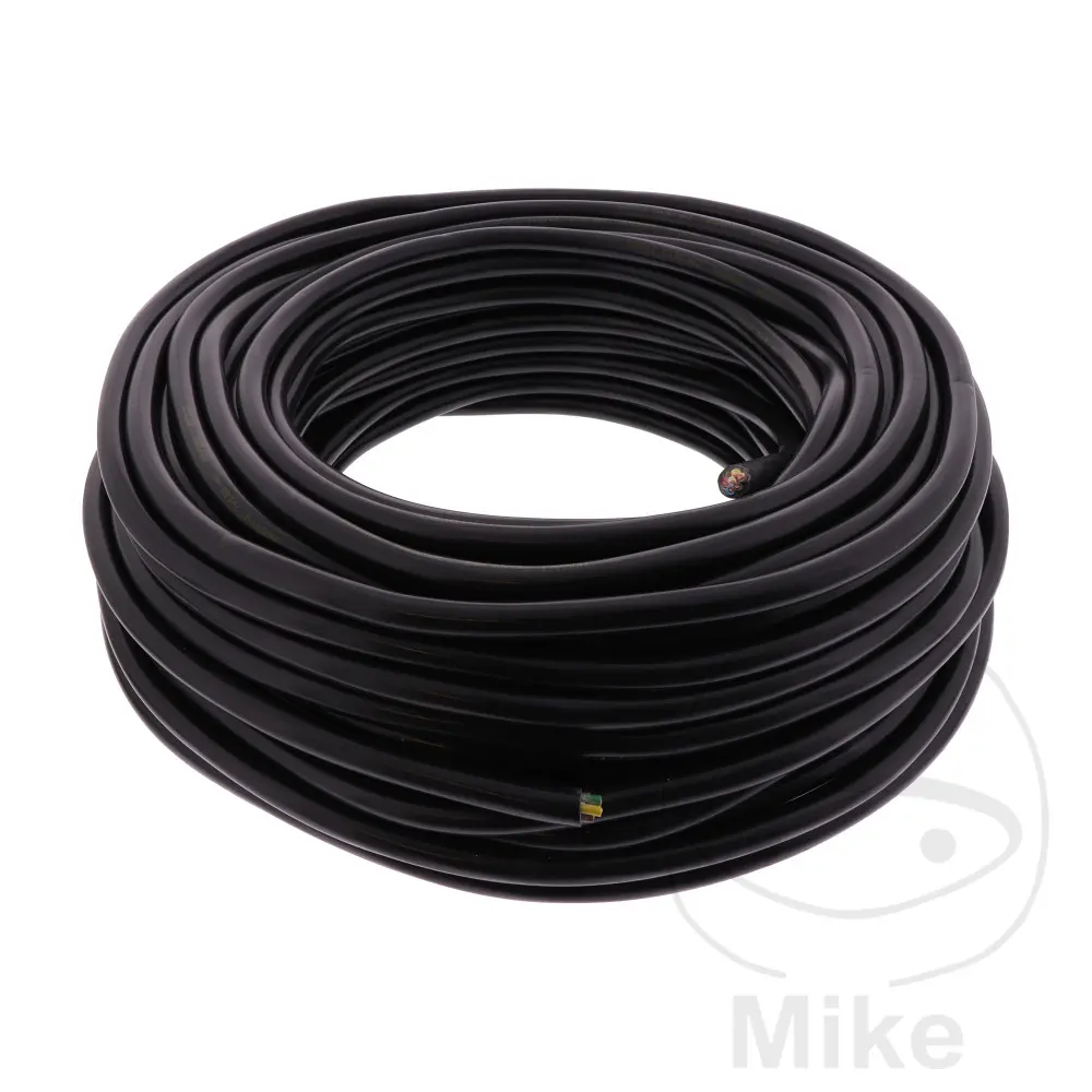 Кабел H05VV-F 7X1.5 черен JMP 50 m