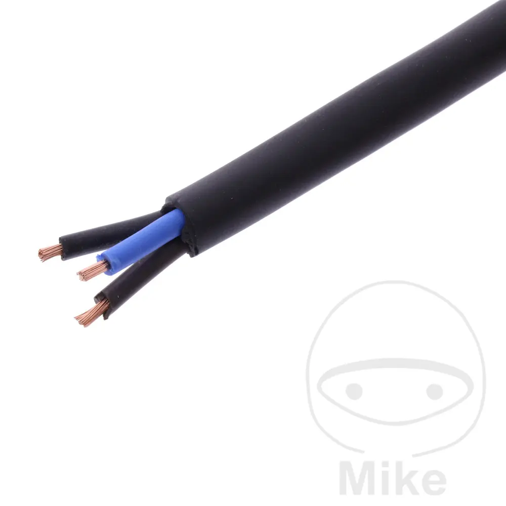Kabel H05RR-F 3X1.5 schwarz JMP