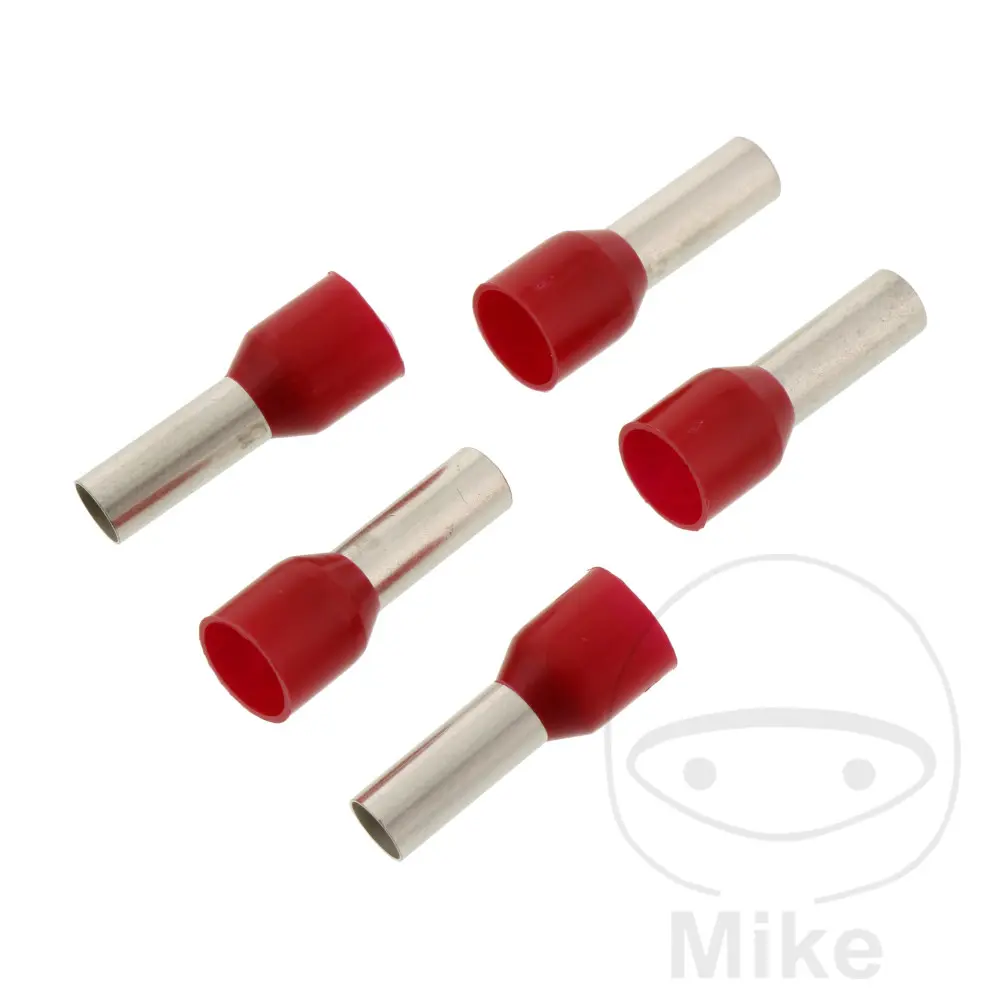 Kabelendhülsen 10.0 x 12 mm JMP - Packung mit 5 Stück
