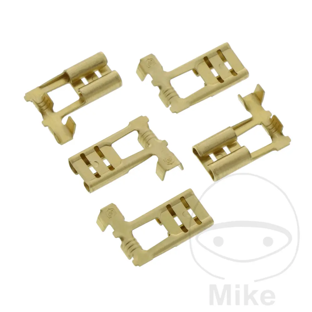 0.5-1.0 mm² 6.3 mm JMP 평단자 - 5개 팩