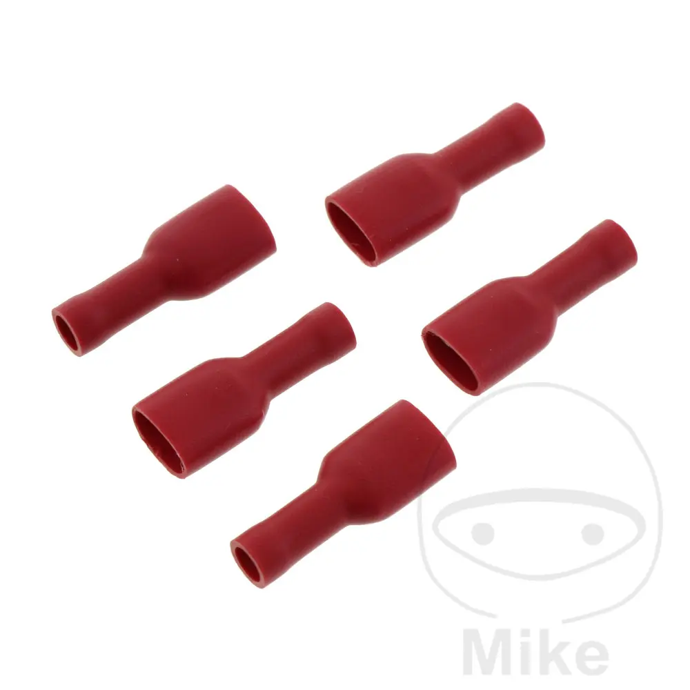 Flachsteckhülsen 0,5-1,5 mm 6,3 mm JMP - Packung mit 5