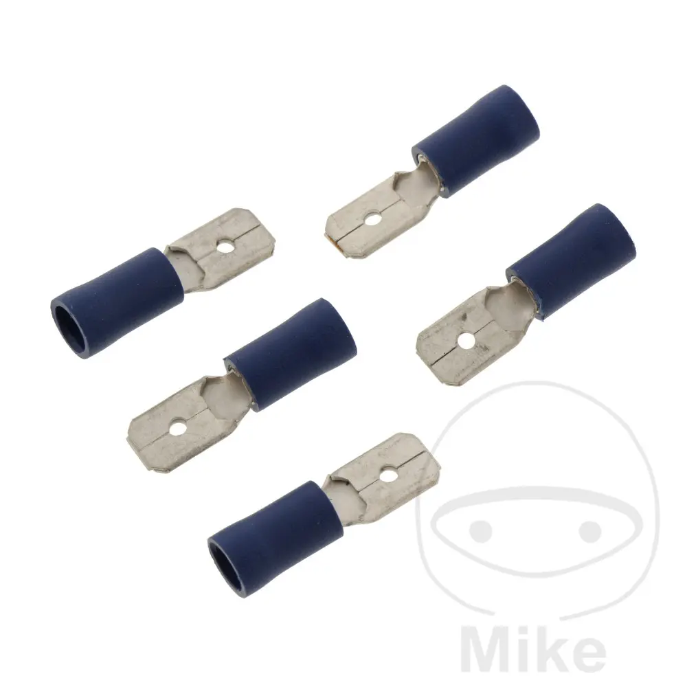Fiche plate 1.5-2.5 6.3 mm JMP - Paquet de 5 pièces