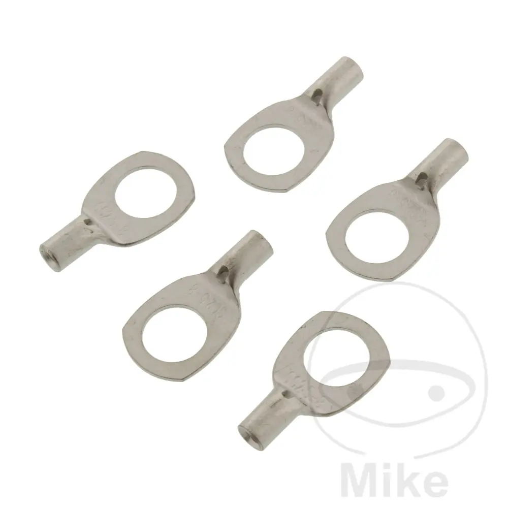 Unisolierte Rohrkabelschuhe 1,5-2,5 M8 JMP - Pack 5 Stück