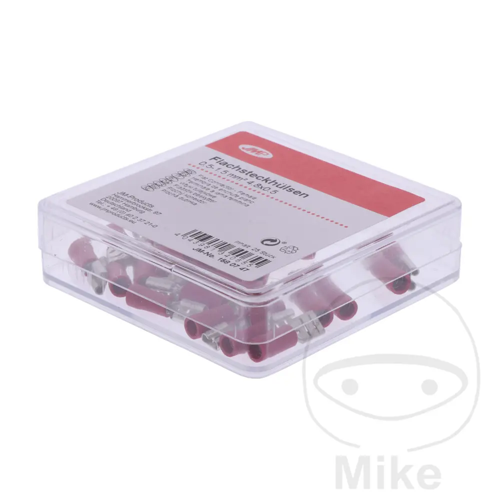 JMP 플랫 단자 0.5-1.5 mm² 4.8 mm 25개입 팩