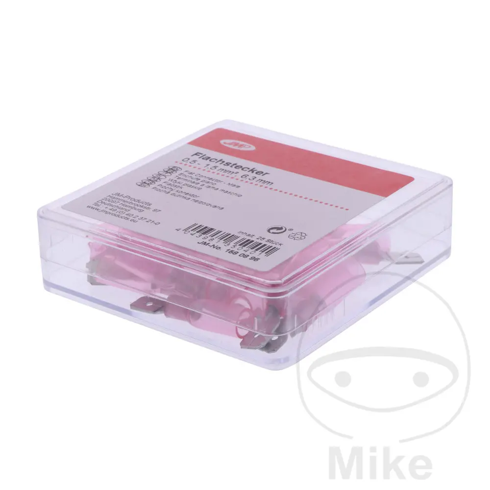 JMP 플랫 단자 0.5-1.5 mm 6.3 mm 팩 25개