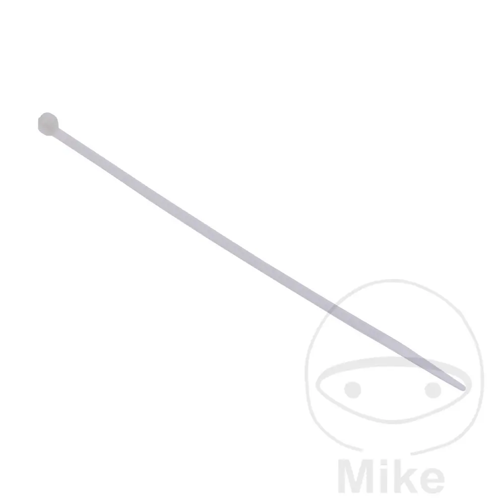 Slangebånd 3,6 x 150 mm naturfarvet JMP - Pakke med 100 stk.