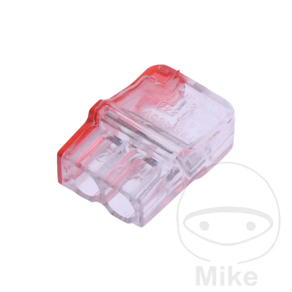 Klemme Anschluss JMP 2-polig 0,2-2,5 mm² rot/TT Pack 5 Stück