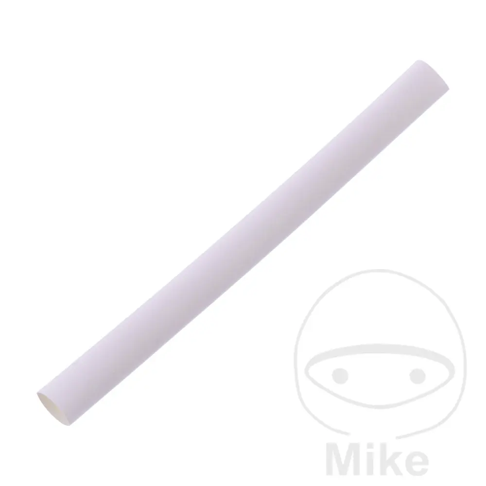 Varmekrympeslange 6,5 mm hvid JMP - Pakke med 20 stk