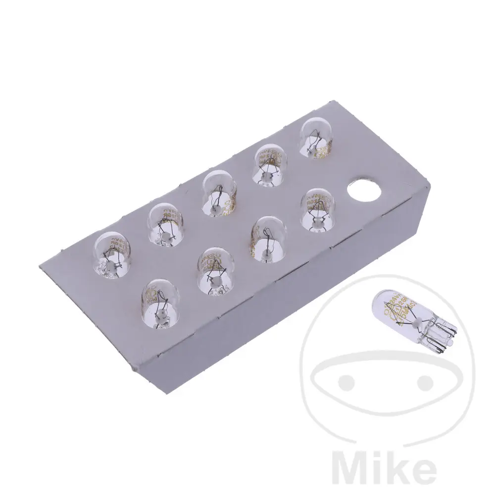 Glühlampe Osram T10 W2.1x9.6d 12V 3W (x10)