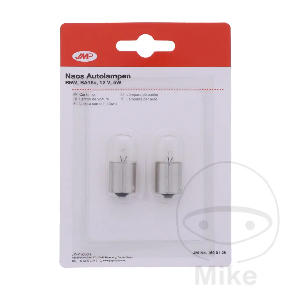 Ampoule 12V 5W BA15S JMP - Blister de 2