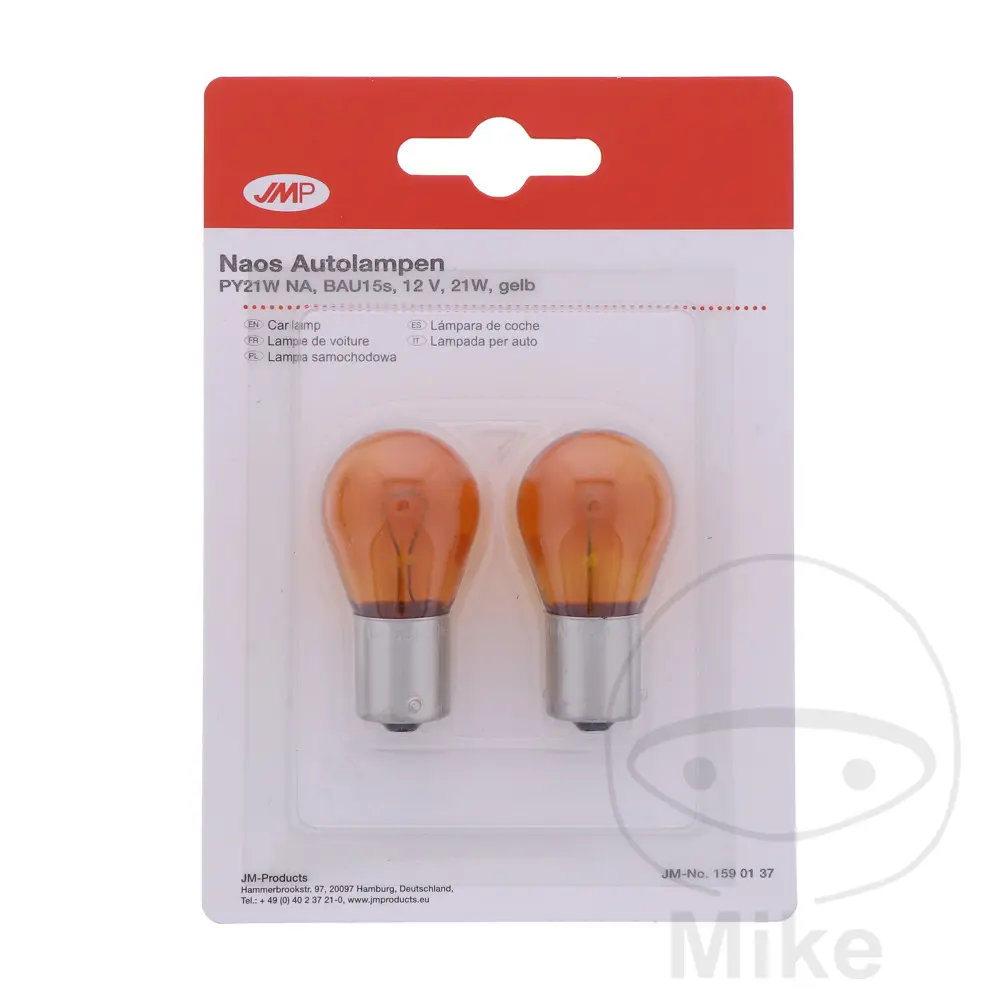 Lampe 12V 21W BAU15S JMP - Blister à 2