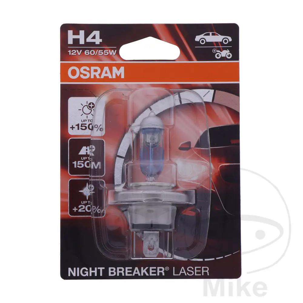 Ampoule H4 12V 60/55W Osram Night Breaker Laser