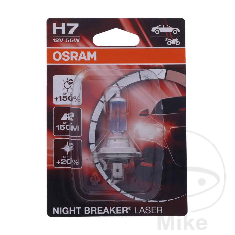 Ampoule H7 12V 55W Osram Night Breaker Laser