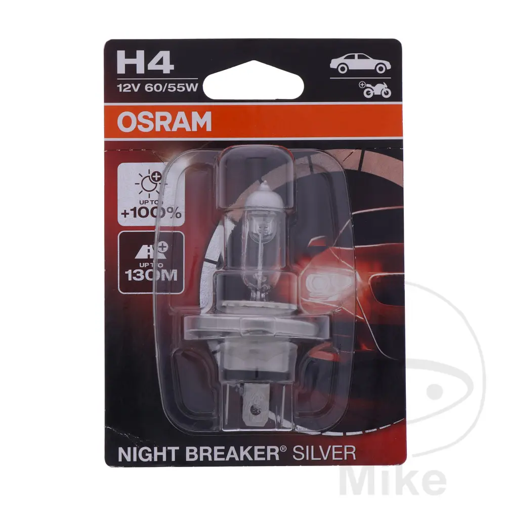 Osram Night Breaker Silver H4 Bulb 12V 60/55W