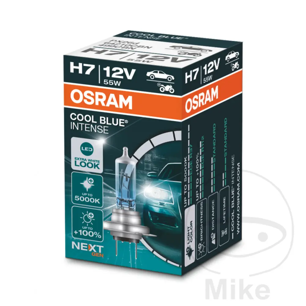 Lampe H7 Cool Blue Intense 12V 55W Px26d Osram