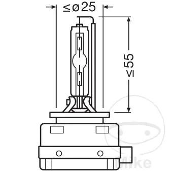 Ampoule Osram 35W D3S — vue 4