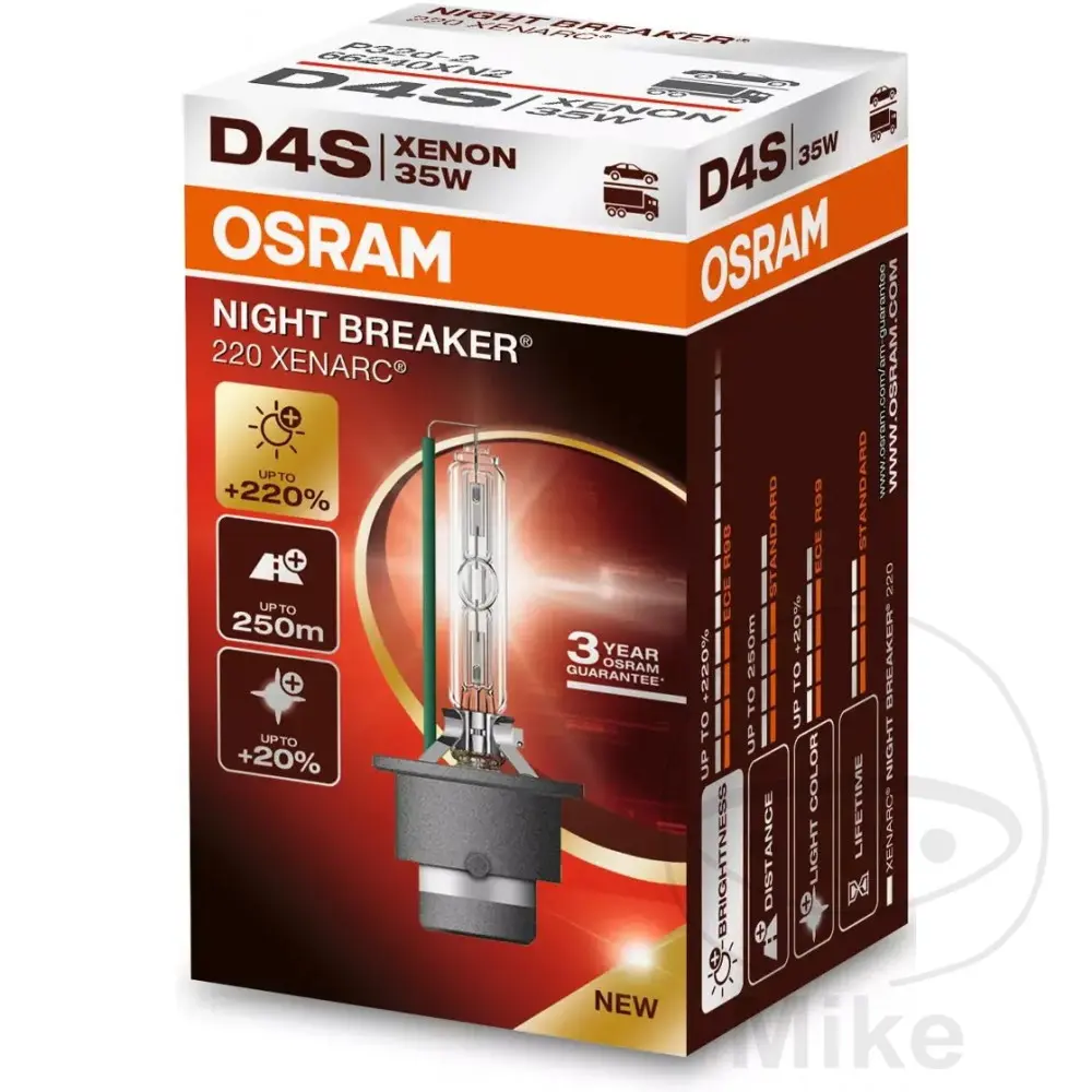 مصباح زينون Osram 35W D4S للمصابيح الأمامية الإضافية
