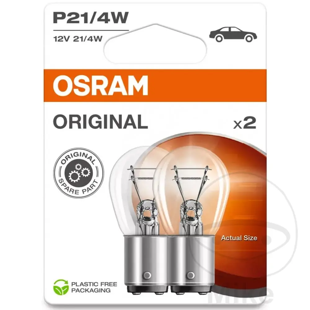 Lampe 12V 21/4W BAZ15D Osram