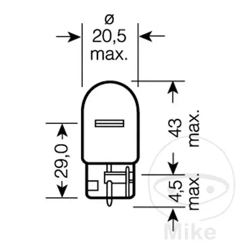 Lampe 12V 21W W3X16D Osram — Ansicht 2
