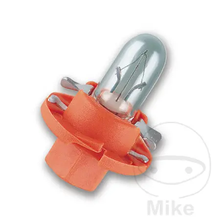 بلب 12V 1.12W BX8.4D اوسرم ساکل اورنج