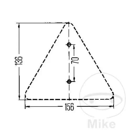 Refletor triangular Hella — vista 2