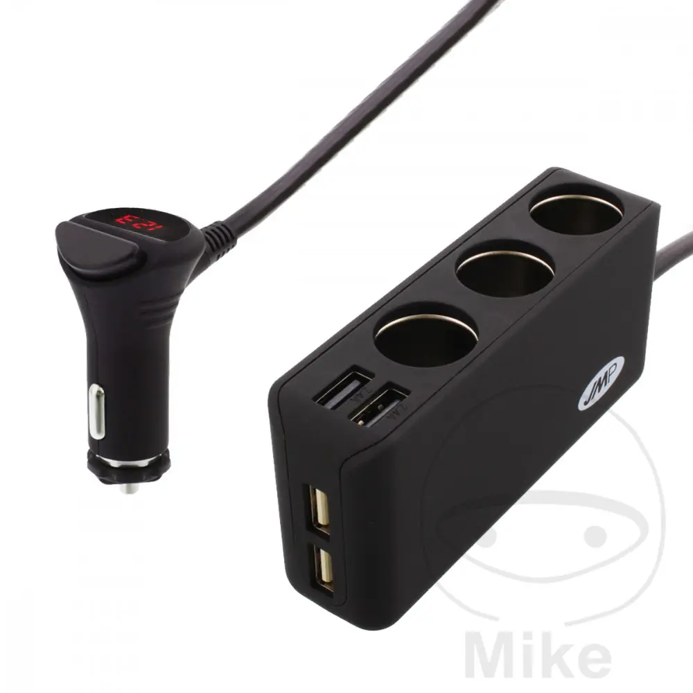 Chargeur multiple JMP 12/24V 4 USB 3 prises
