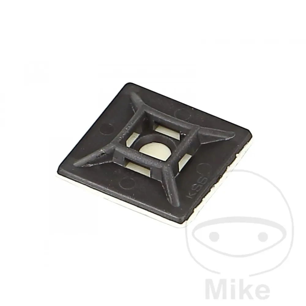 Klemmträger für Kabelbinder schwarz ACV - Packung mit 100 Stück
