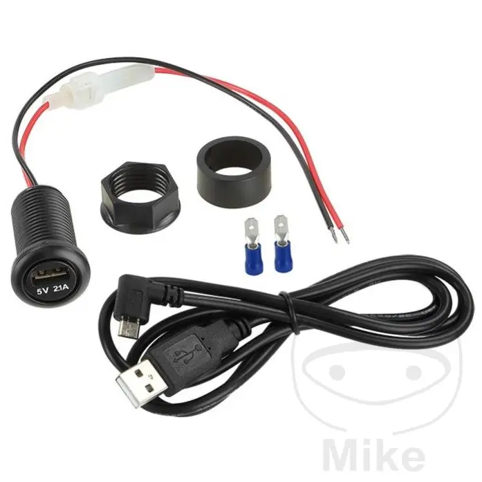 Spannungswandler 12V-5V 2.1A ACV mit USB-Kabel 1 Meter