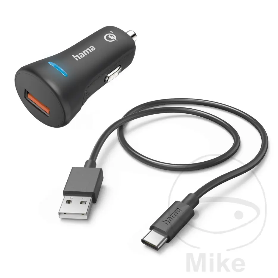 Chargeur rapide de voiture Hama
