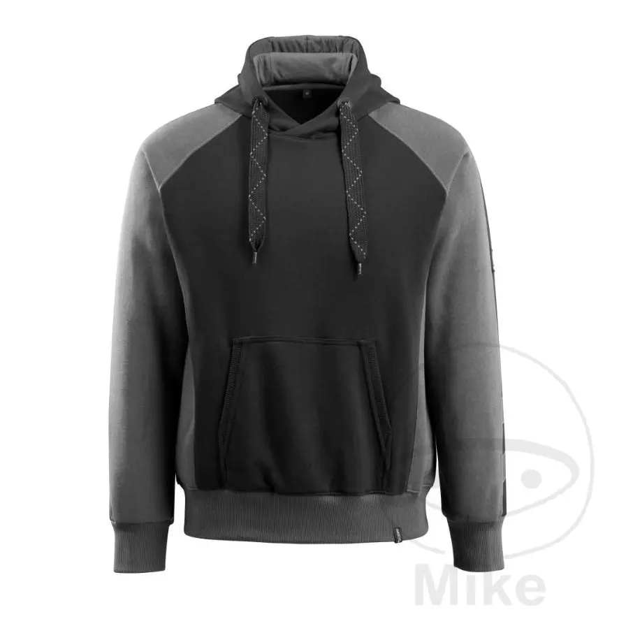 Sweatshirt Mascot mit Kapuze schwarz/dunkel anthrazit Größe M