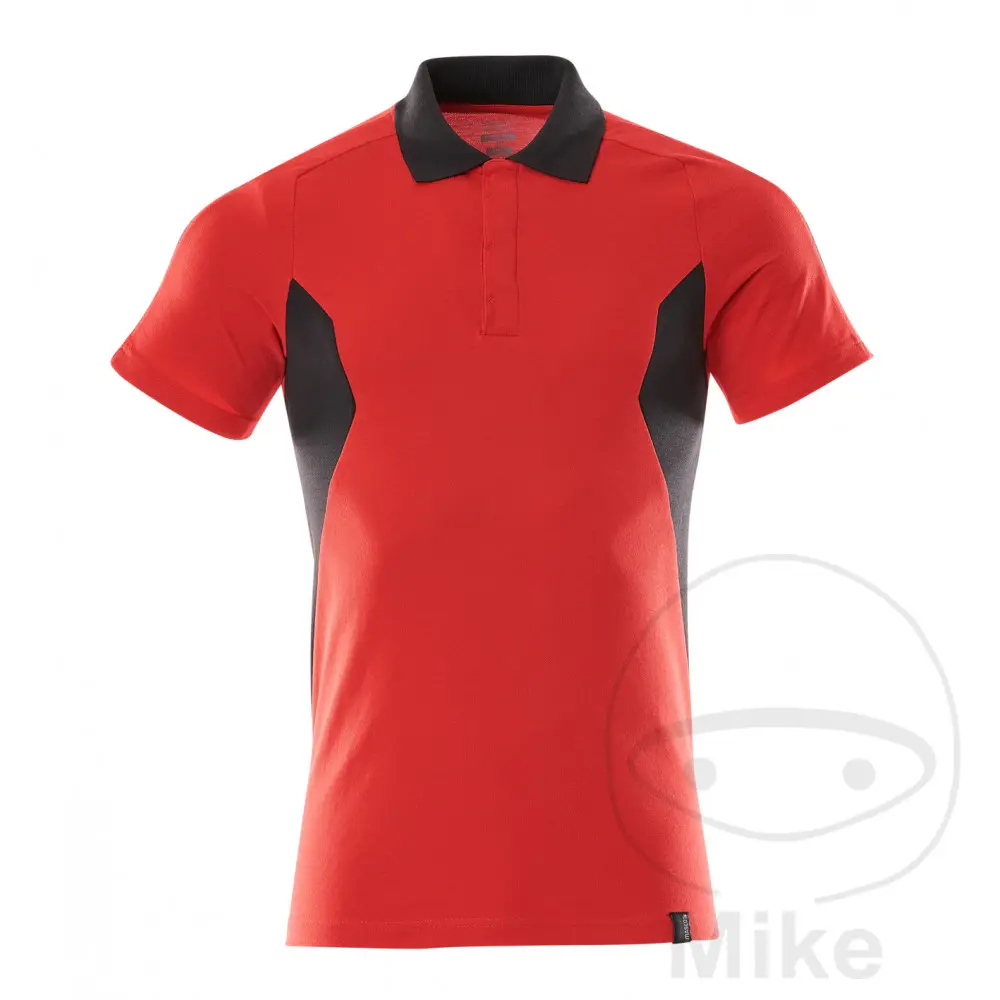 Mascot Polo Size M Black Red
