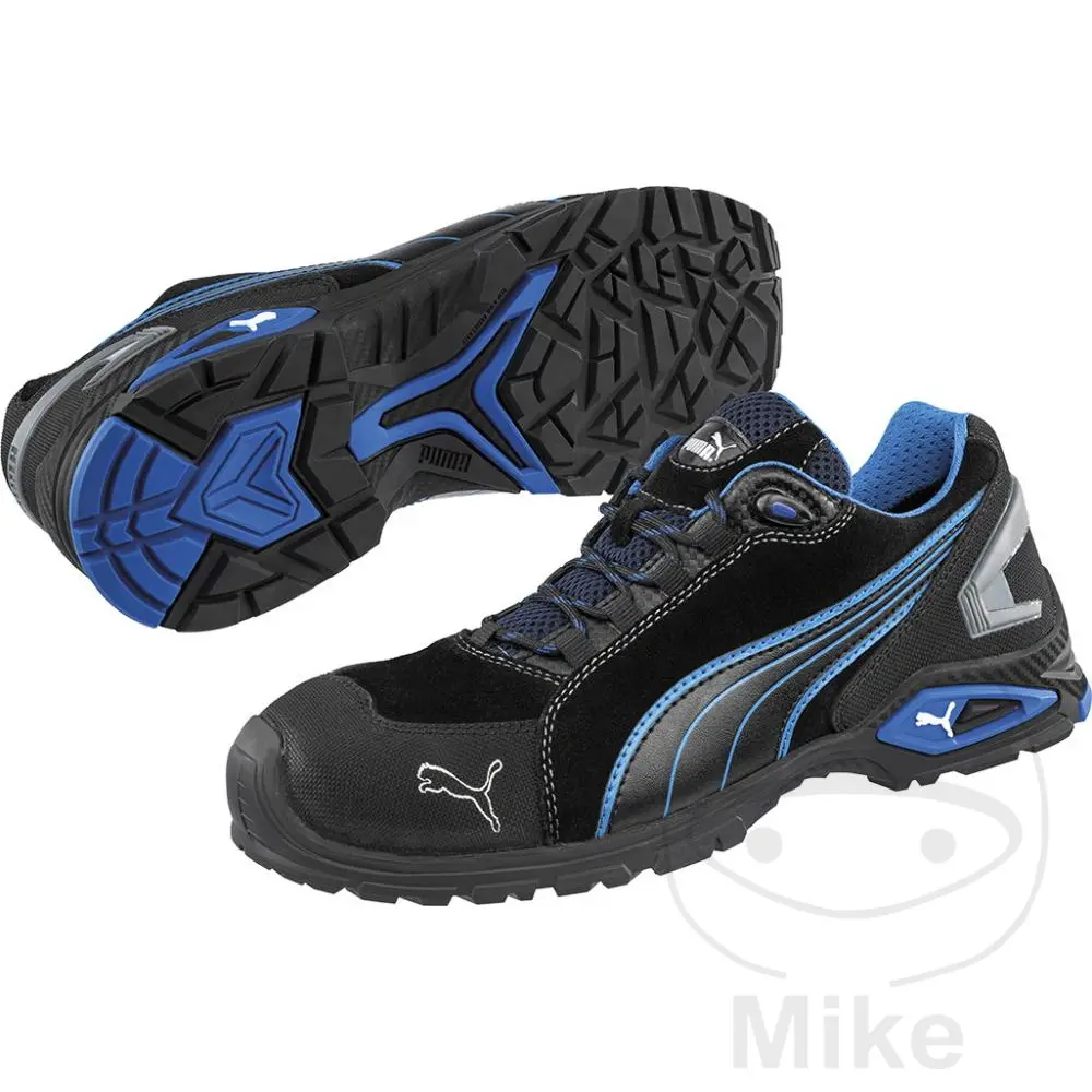 Puma Work Shoes S3SRC GR45 Rio Halbschuh Noir/Bleu