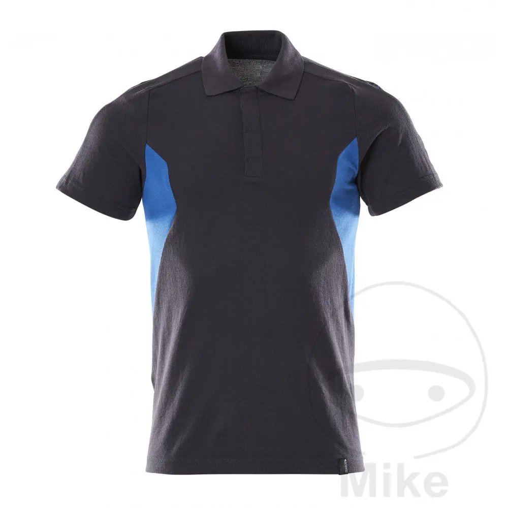 Polo Mascot MCT gris 3XL noir-bleu