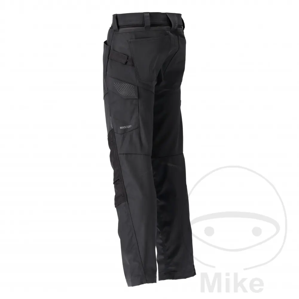 Pantaloni de lucru Mascot MCT gri 62/L90 negru — vederea 2