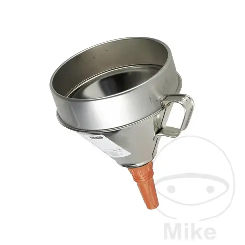 Trichter mit Sieb aus Weißblech 200 mm Pressol Schmiergeräte