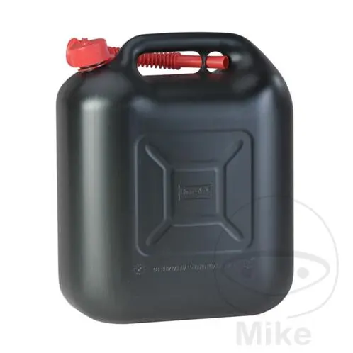 Kraftstoffkanister schwarz 20 Liter Zulassung UN HD-PE Huenersdorff