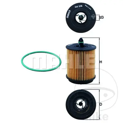 Mahle OX258D Oil Filter
