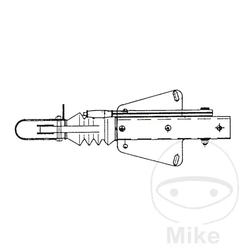 Stützvorrichtung Knott KF20A-GF mit Stützradkonsole — Ansicht 2