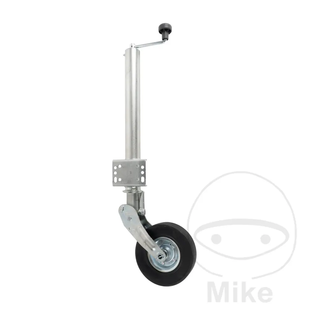 Roue de support AL-KO 225X70 pliable automatiquement caoutchouc plein