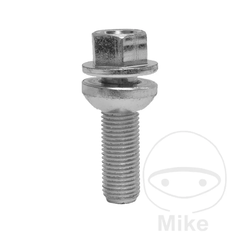 휠 스터드 M14X1.5X35 플랜지 19 실버 SCC Fahrzeugtechnik - 10개입