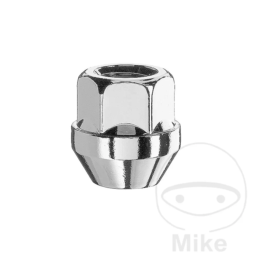 휠 너트 M12 x 1.5 칼라 19 실버 SCC Fahrzeugtechnik - 10개 세트