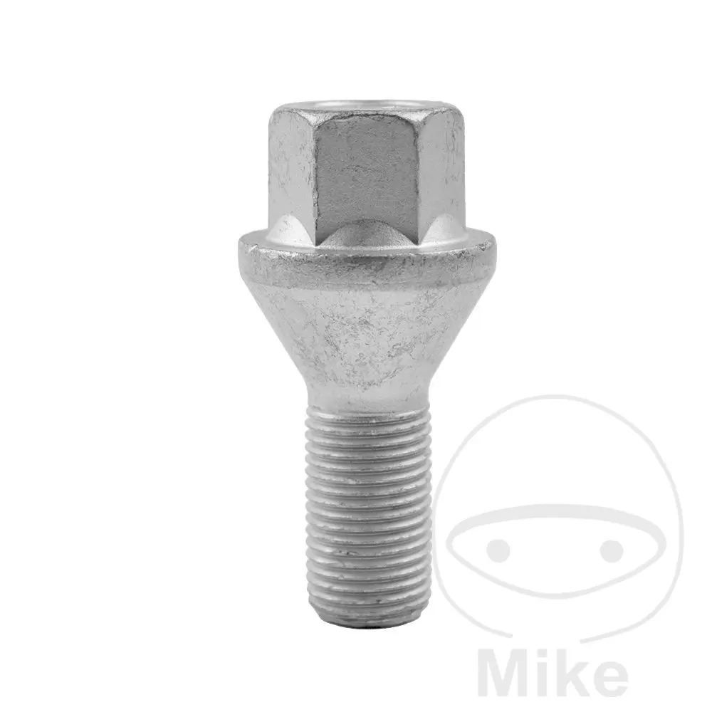 Šroub kola M16X1.5X29 kužel podložky 21 stříbrný SCC Fahrzeugtechnik - Balení 10 ks