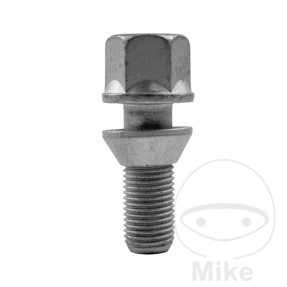 휠 스터드 M12X1.25X26 플랜지 17 실버 10개입 SCC Fahrzeugtechnik